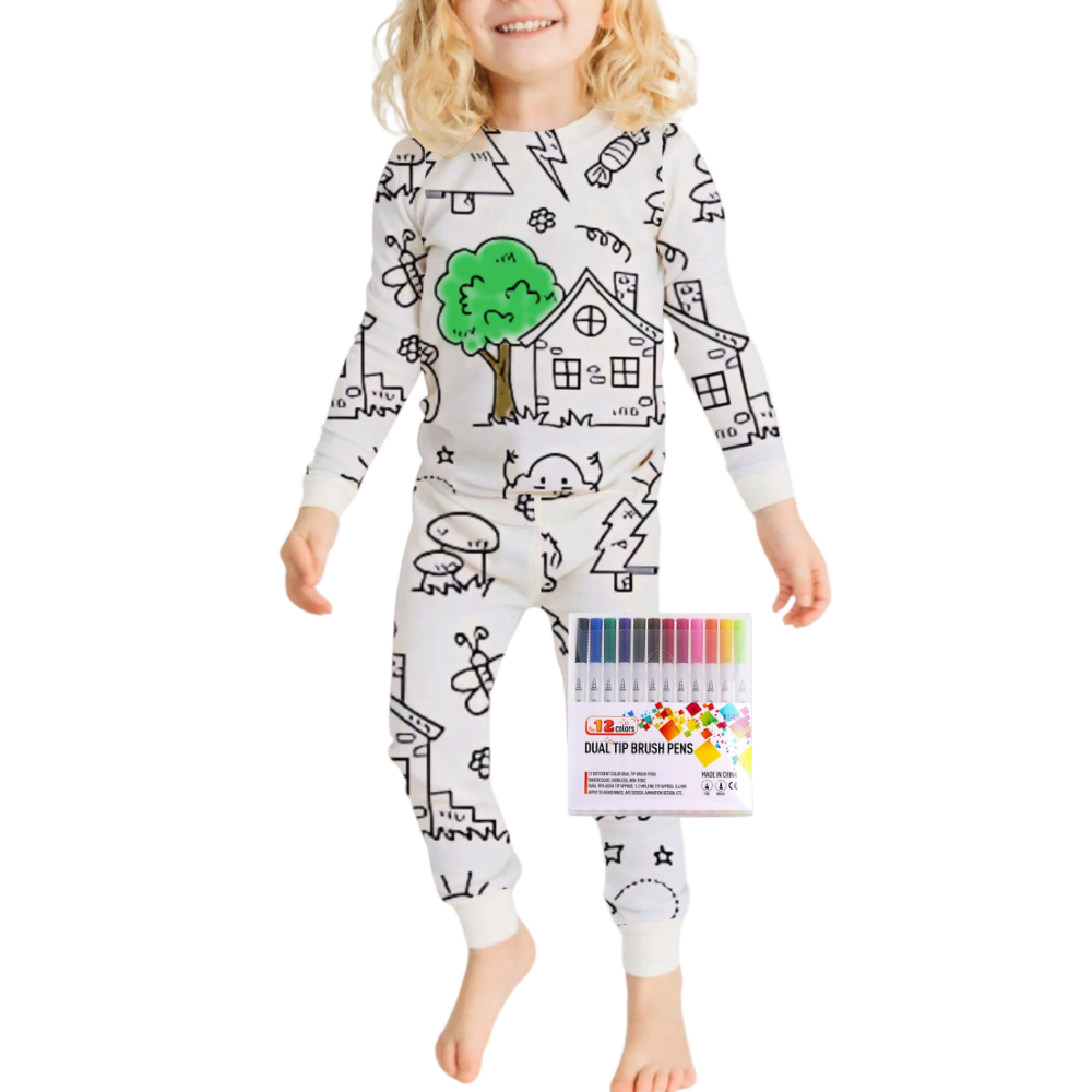Doodle Dream Pyjamas -Mitt hus - Ozerty