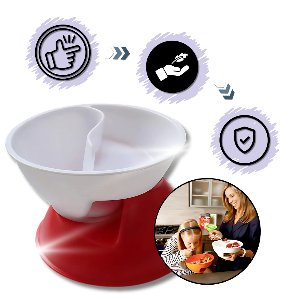 Torr-våt-separeringsskål för flingor - Ozerty