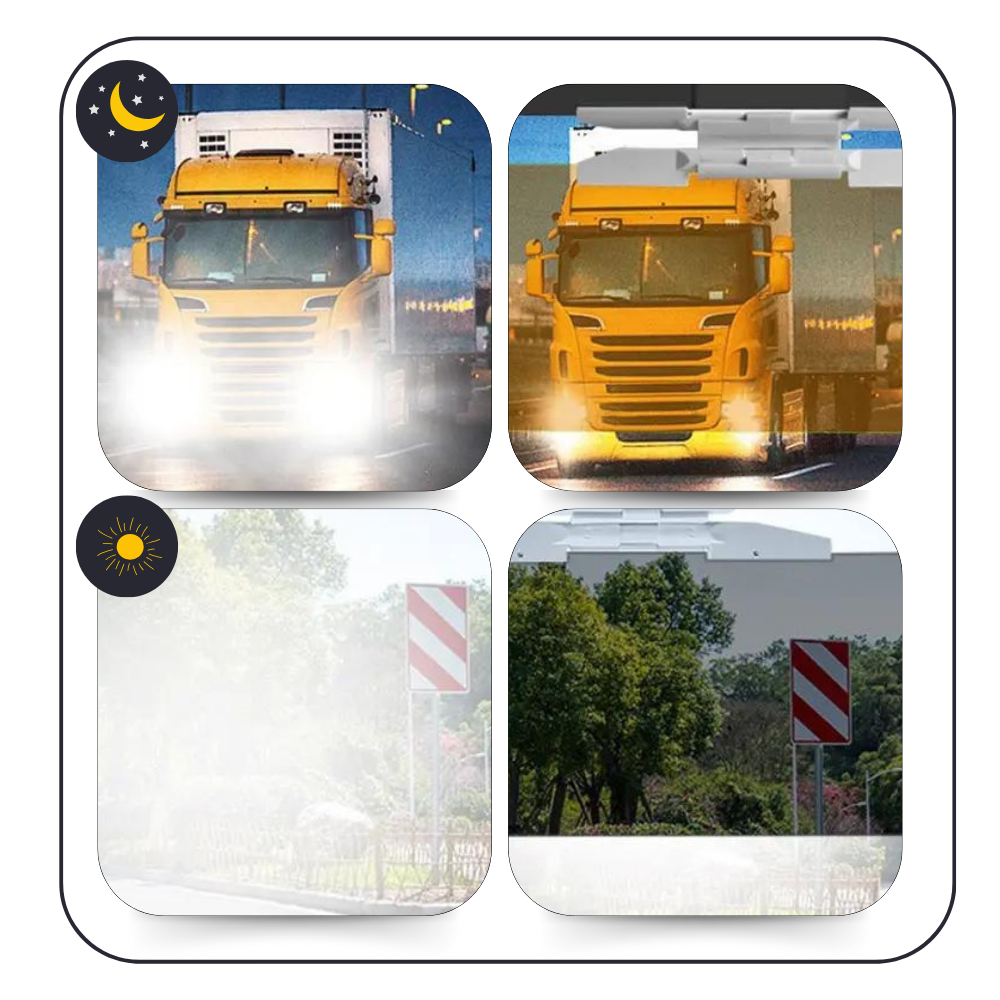 Multifunktionell förlängning för bilvisir - Ozerty