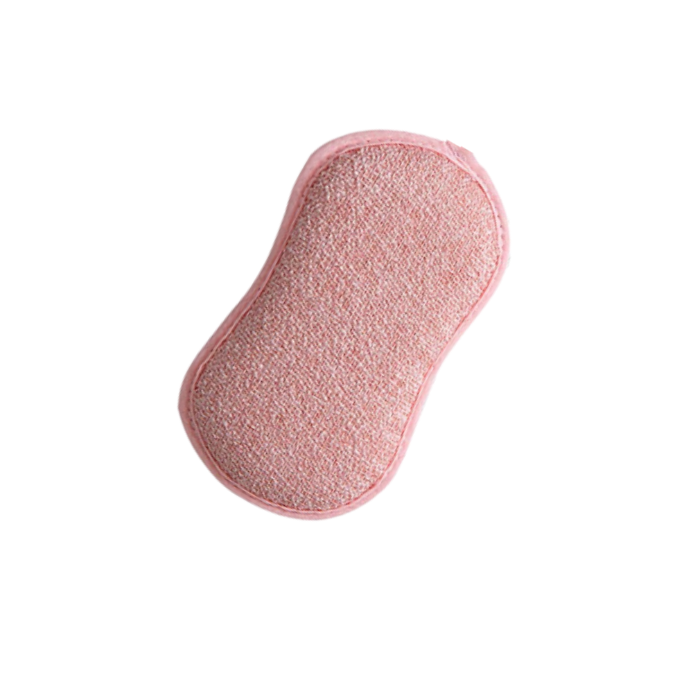 Slitstark återanvändbar disksvamp -Rosa - Ozerty