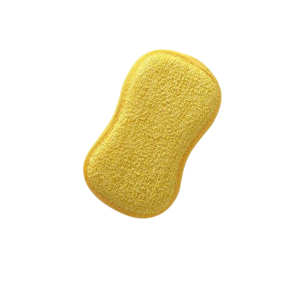 Slitstark återanvändbar disksvamp -Gul - Ozerty