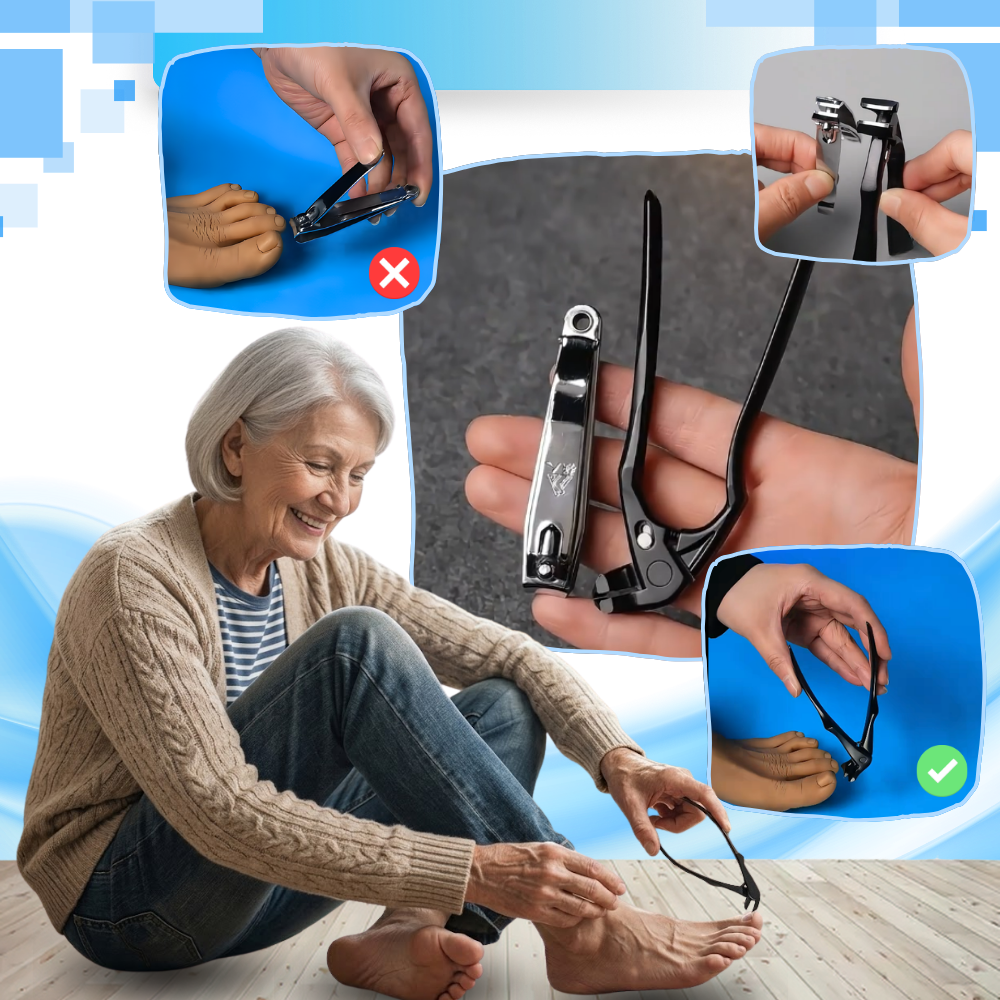 Easy Reach Nagelklippare med långt handtag och uppsamlare - Ozerty