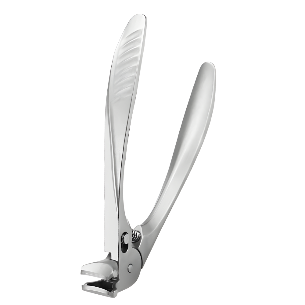 Easy Reach Nagelklippare med långt handtag och uppsamlare -Silver - Ozerty