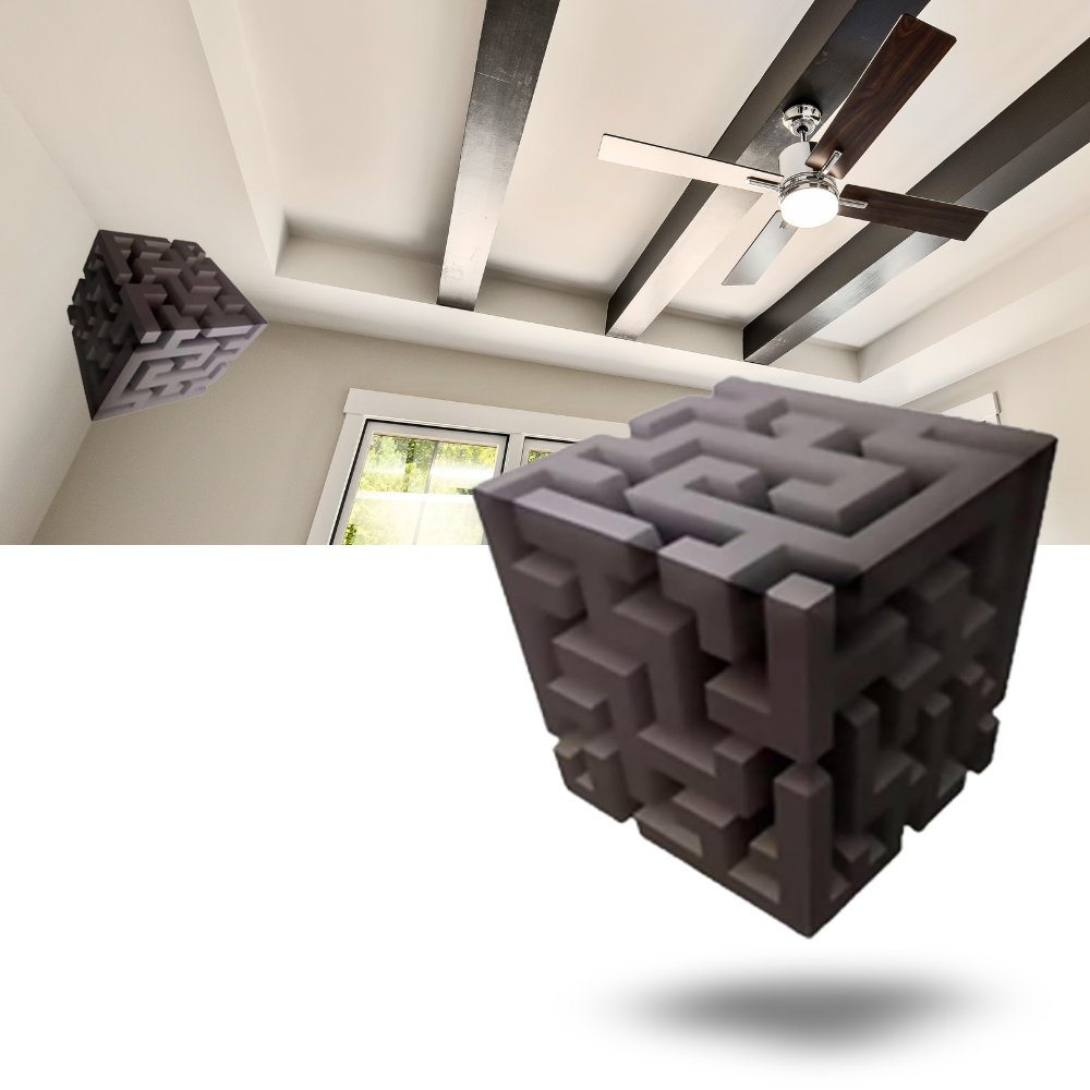 Easy Stick 3D-illusion väggdekal - Ozerty