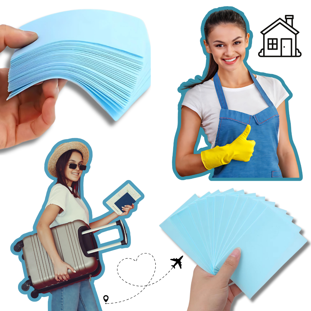 Ekologiska rengöringsark - Ozerty