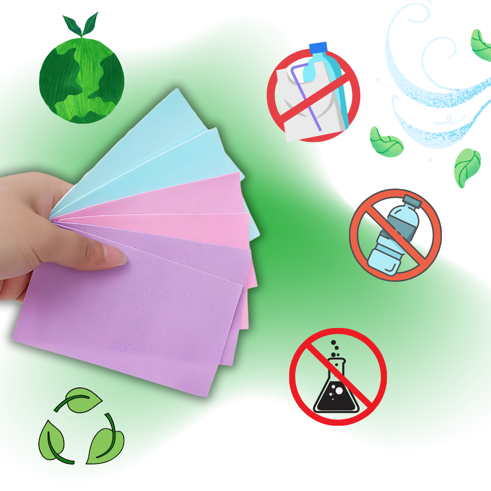 Ekologiska rengöringsark - Ozerty