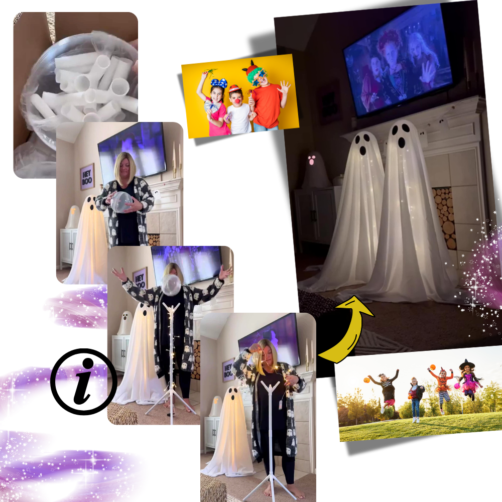 Halloween Spöke med Stark Display - Ozerty