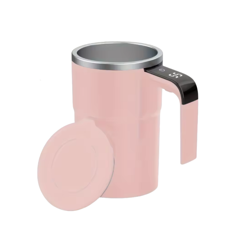 Smidig och smart självblandande kopp -Rosa - Ozerty