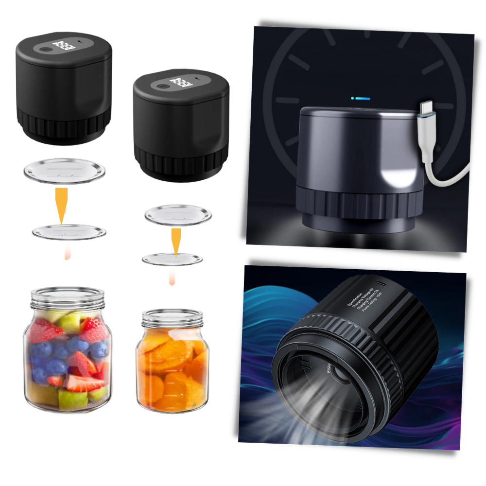 Elektrisk vakuumförseglare för mason jars - Ozerty