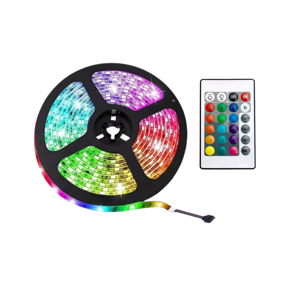 Energieffektiv RGB LED remsa -1 m2 m3 m5 m - Ozerty