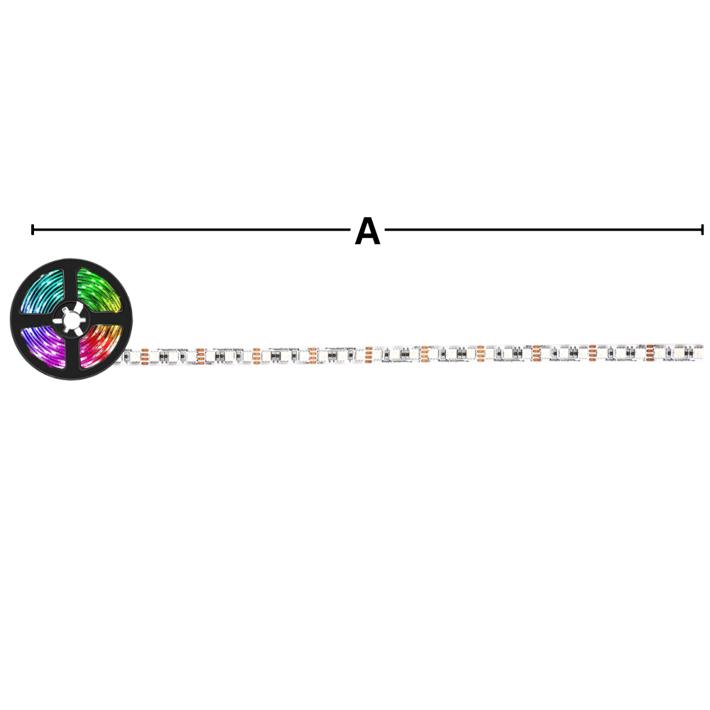 Energieffektiv RGB LED remsa - Ozerty