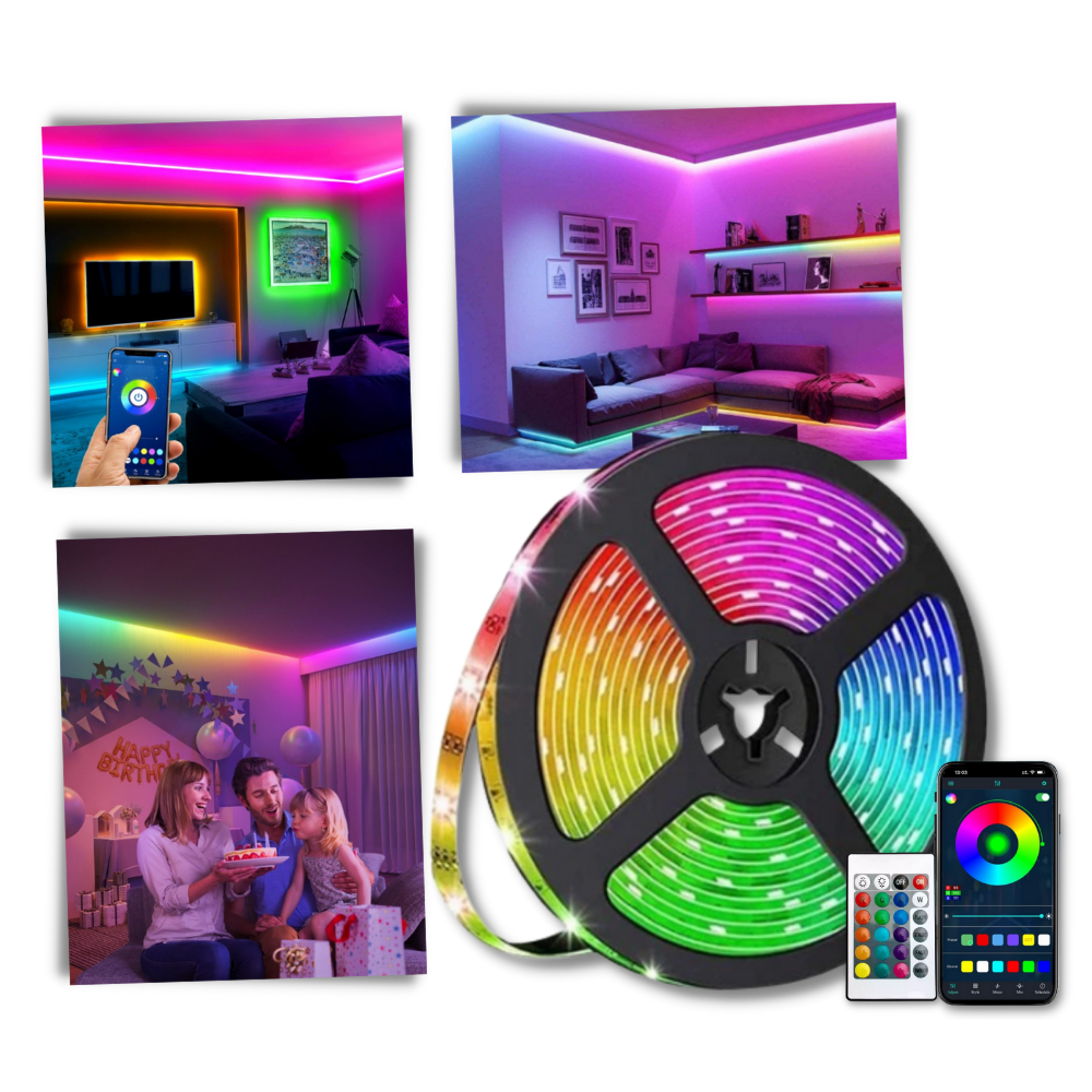 Energieffektiv RGB LED remsa - Ozerty