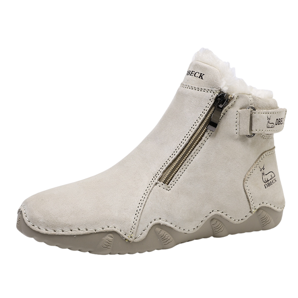 ErgoChic Vinterskor -Khaki fleecefoder - Ozerty