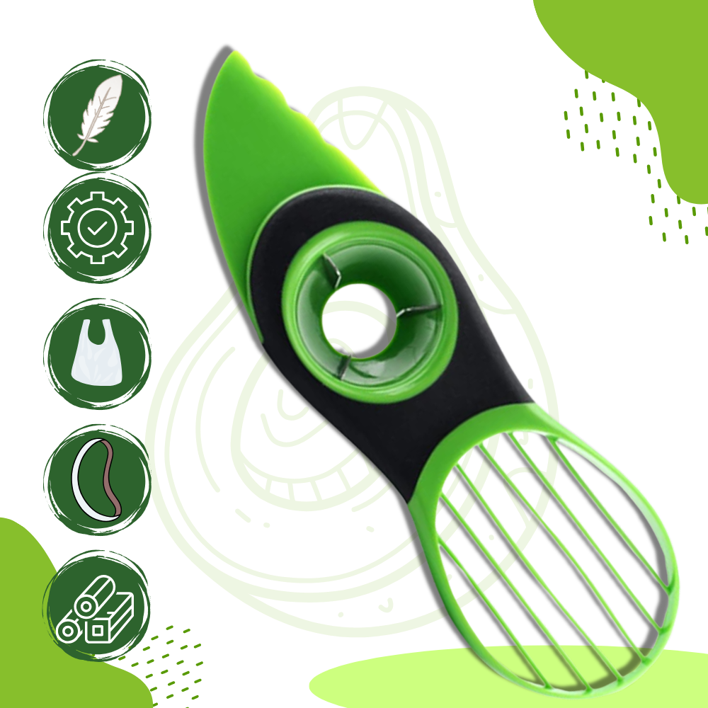 Ergonomiskt multifunktionellt avokadoverktyg - Ozerty