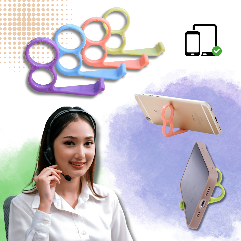 Ergonomisk fingerhållare för telefon - Ozerty