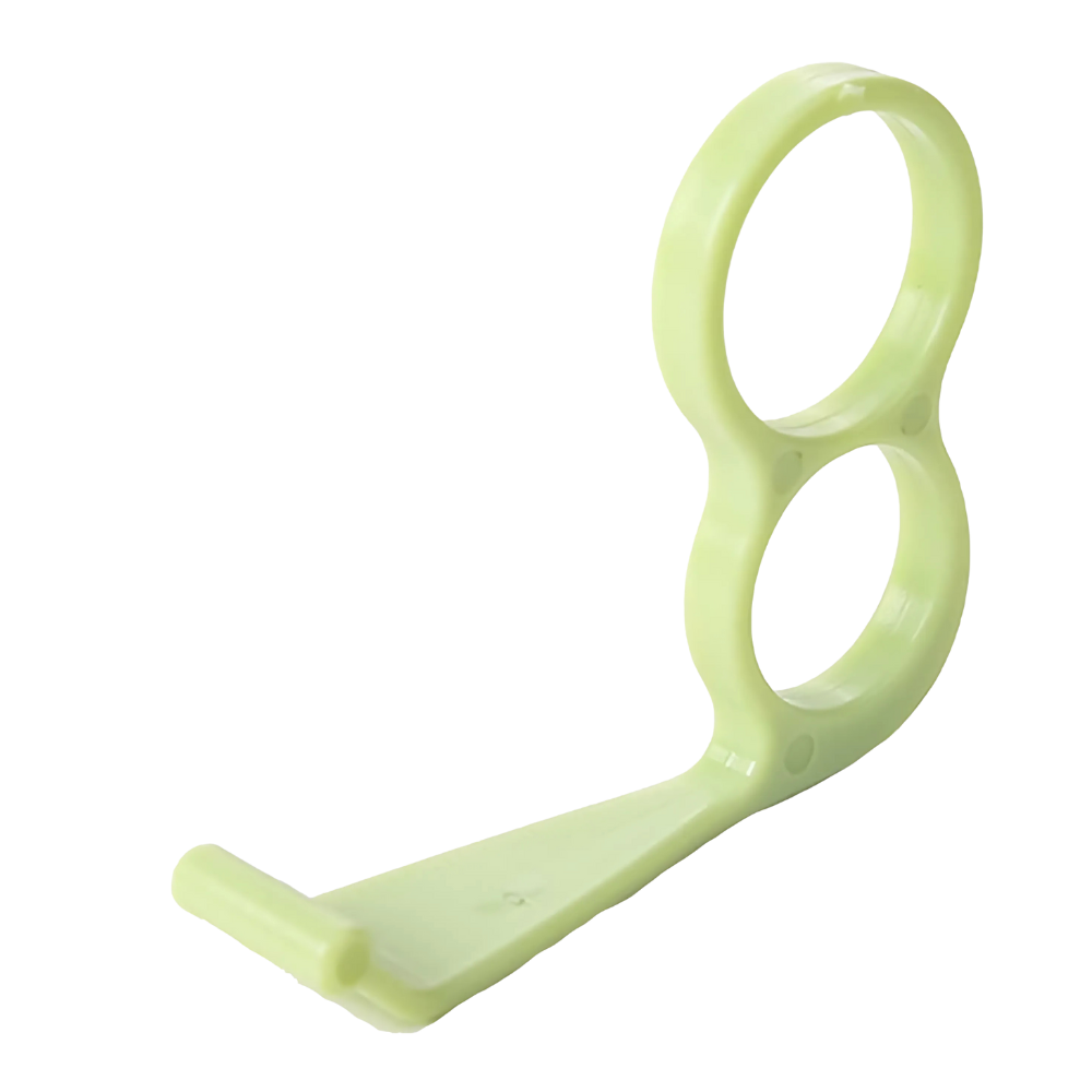 Ergonomisk fingerhållare för telefon -Grön - Ozerty