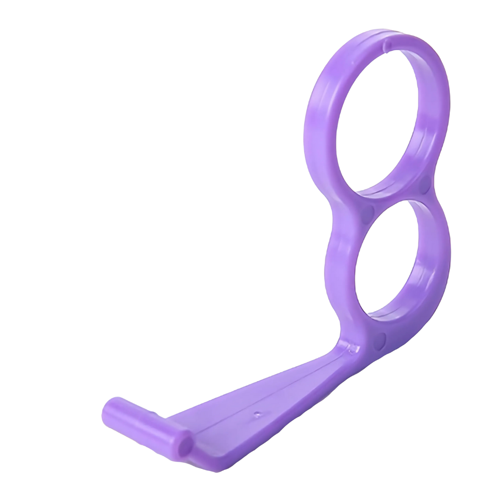 Ergonomisk fingerhållare för telefon -Lila - Ozerty