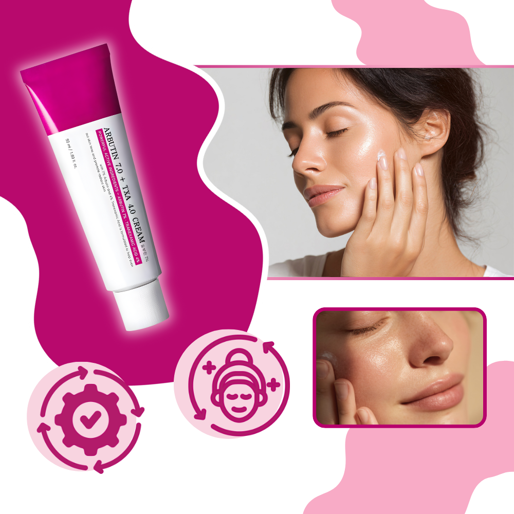 Utjämnande hudkräm med tranexaminsyra - Ozerty