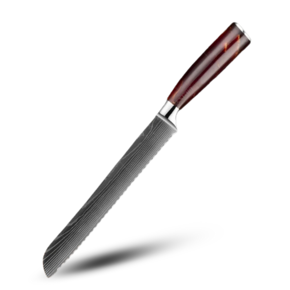 Japanska knivar i Fire Land-serien -Pankiri - Brödkniv 20 cm - Ozerty