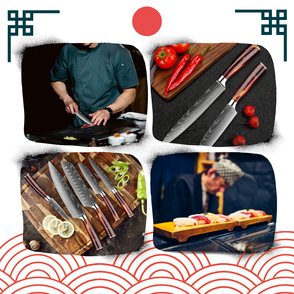 Japanska knivar i Fire Land-serien - Ozerty