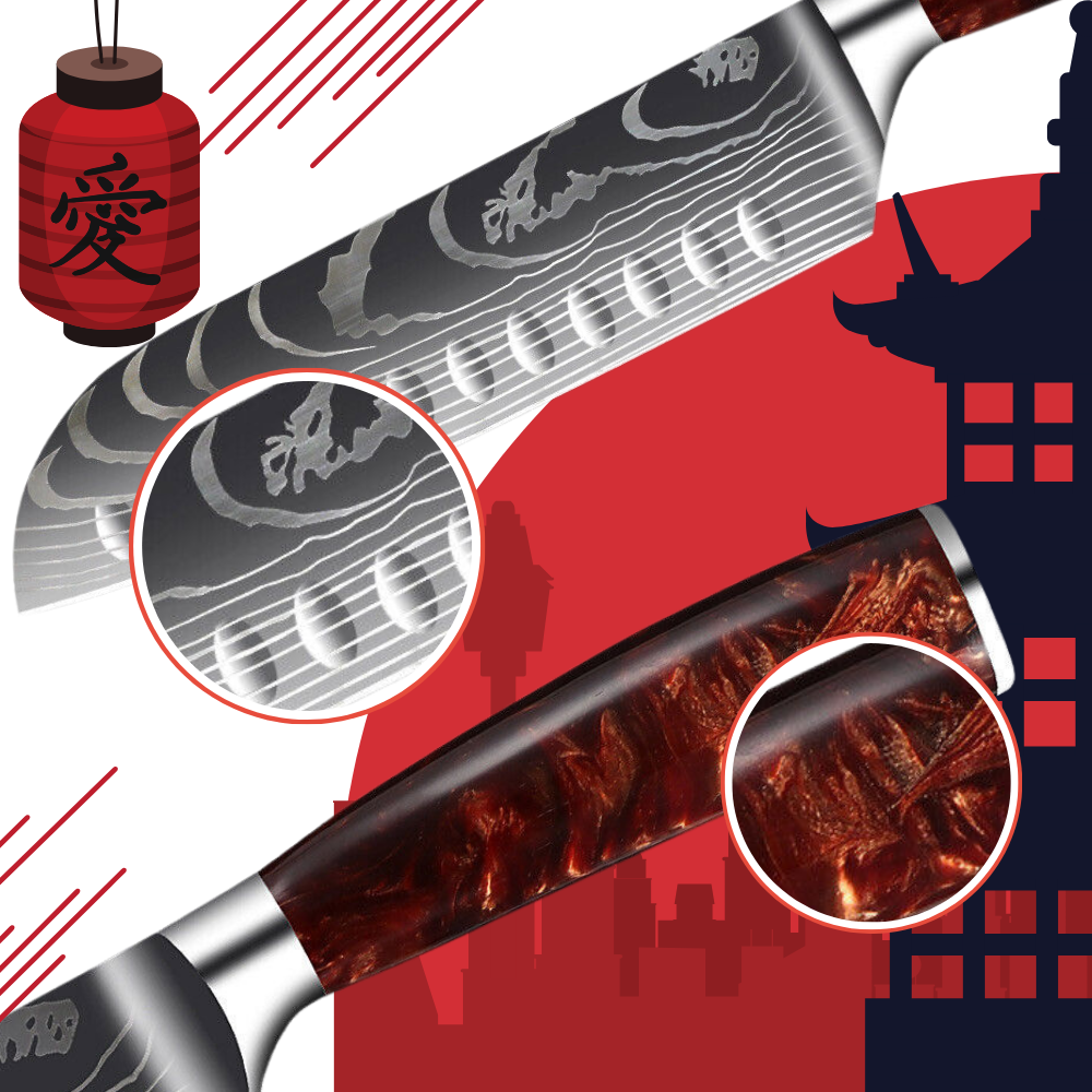 Japanska knivar i Fire Land-serien - Ozerty