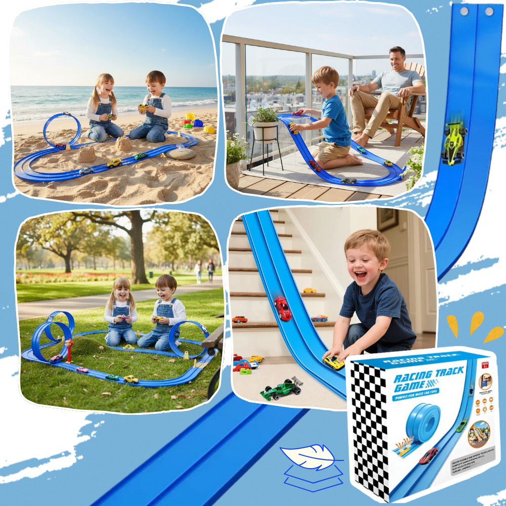 Flexibel 2-spårig bilbana - Ozerty