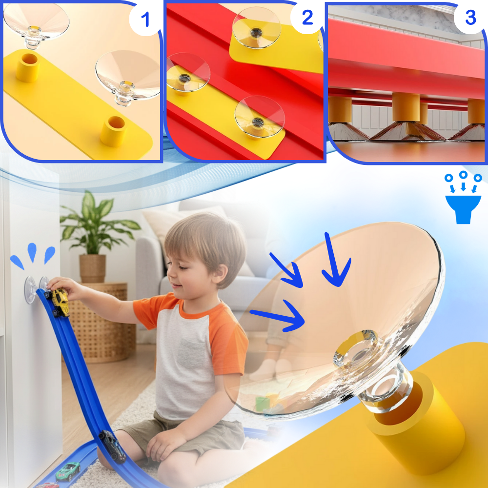 Flexibel 2-spårig bilbana - Ozerty