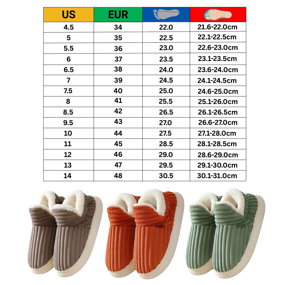 Fluffiga plyschtofflor - Ozerty