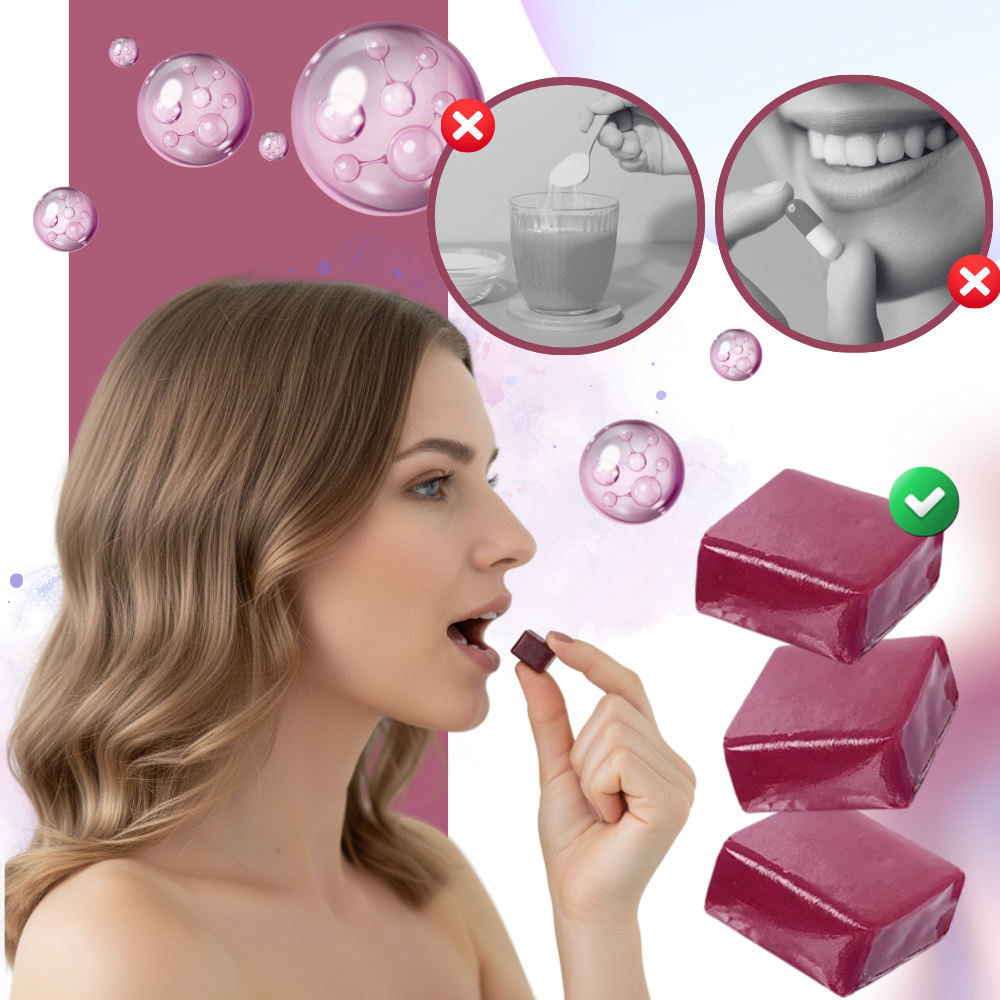 Fruktiga Biotin-gummies för hår - Ozerty