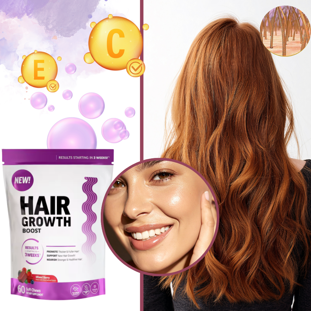 Fruktiga Biotin-gummies för hår - Ozerty