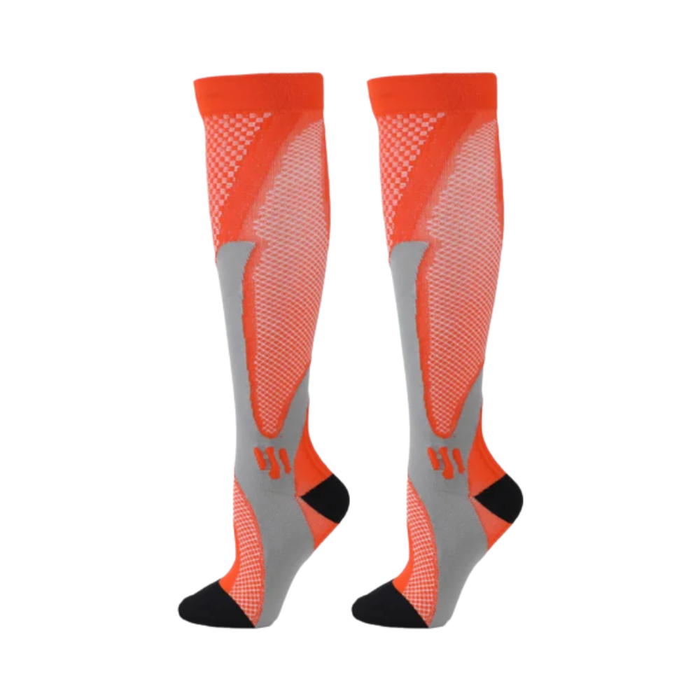 Funktionella och snygga kompressionsstrumpor -Orange/S/MOrange/L/XLOrange/XXL - Ozerty