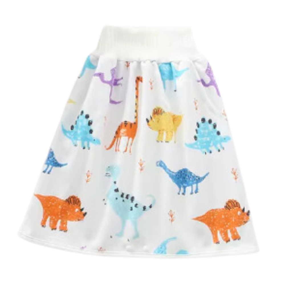 Mjuka tygblöjor -Vit dinosaurie - Ozerty