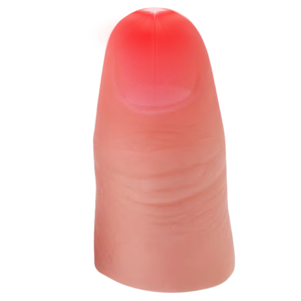 Magiskt lysande tumme -Röd - Ozerty