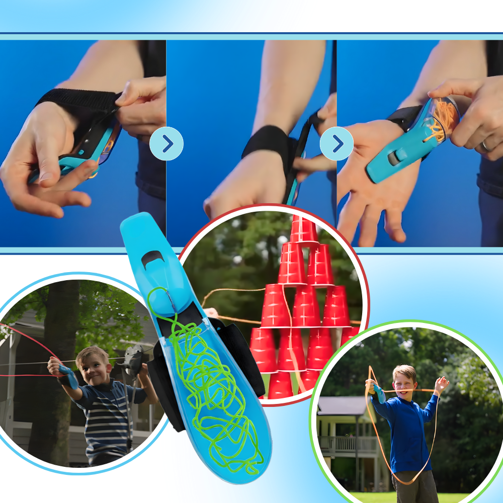 Självlysande spindelnätleksak - Ozerty