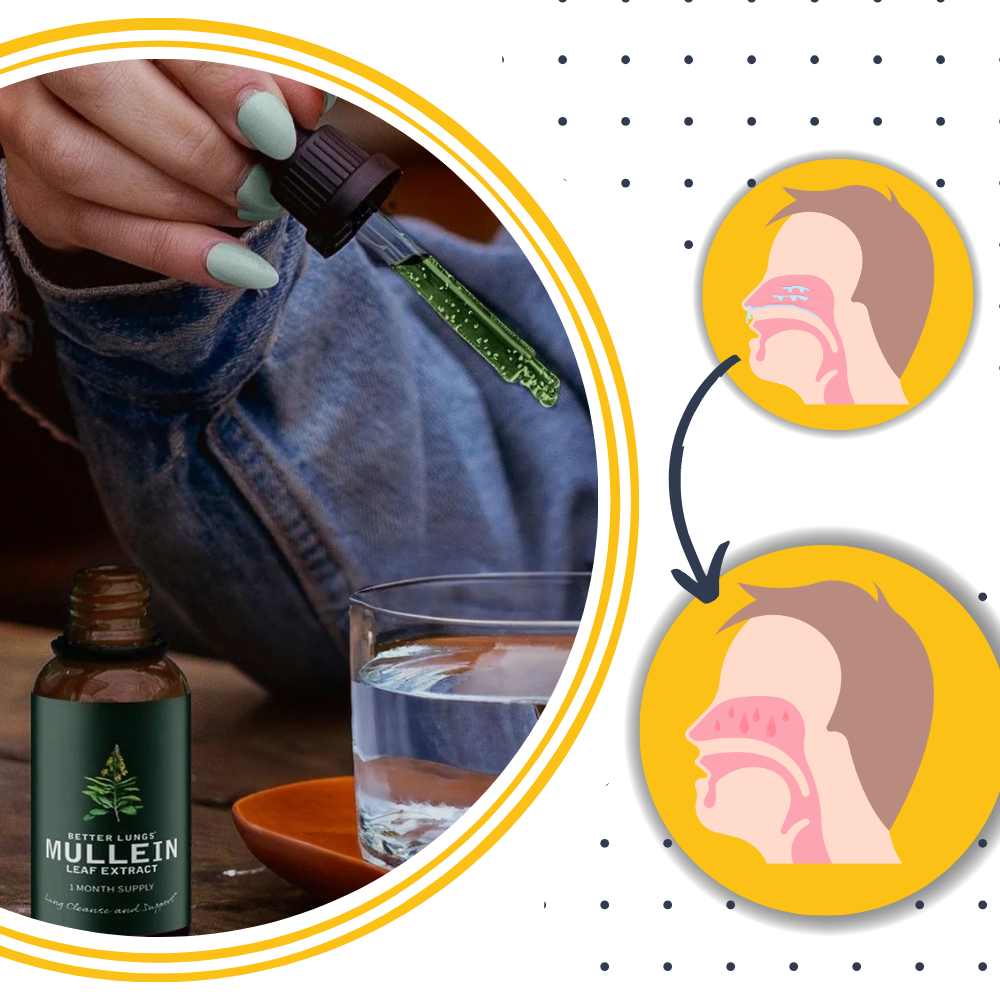 Glutenfri mullein för lungor