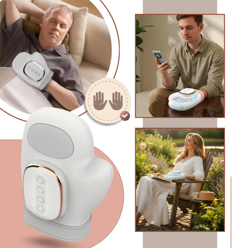 Massagehandske med värmekompression - Ozerty