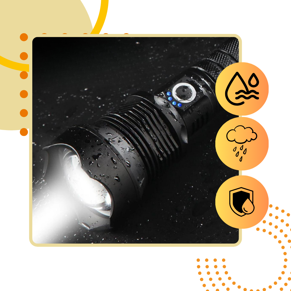 Uppladdningsbar LED-ficklampa - Ozerty