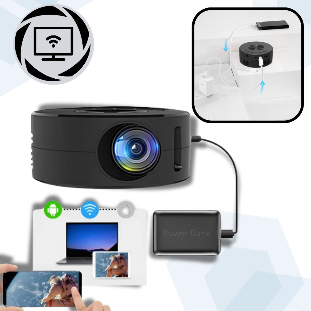 Högupplöst mini filmprojektor - Ozerty