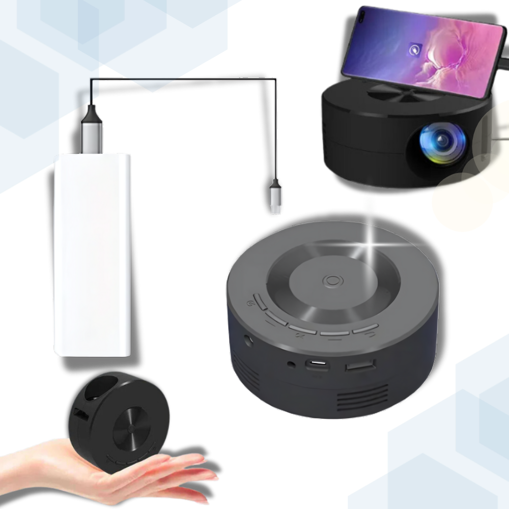 Högupplöst mini filmprojektor - Ozerty