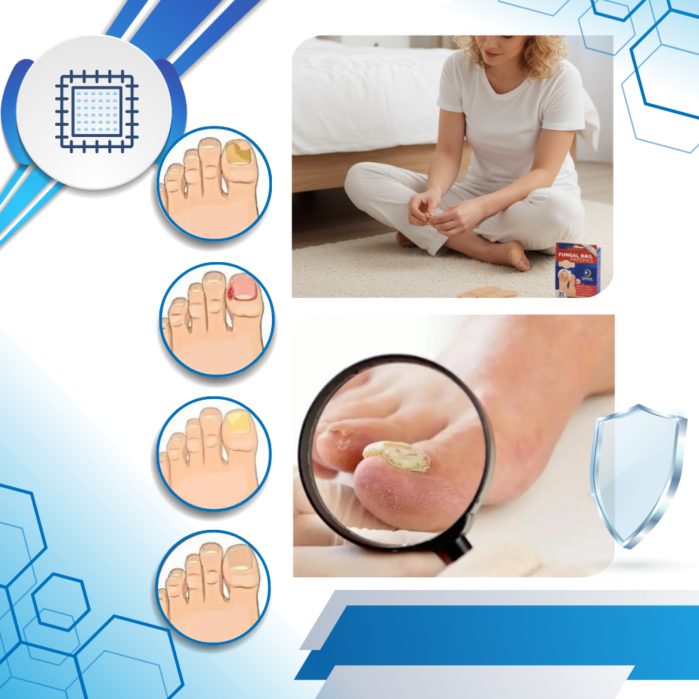 Fuktgivande hydrogel-nagelplåster - Ozerty