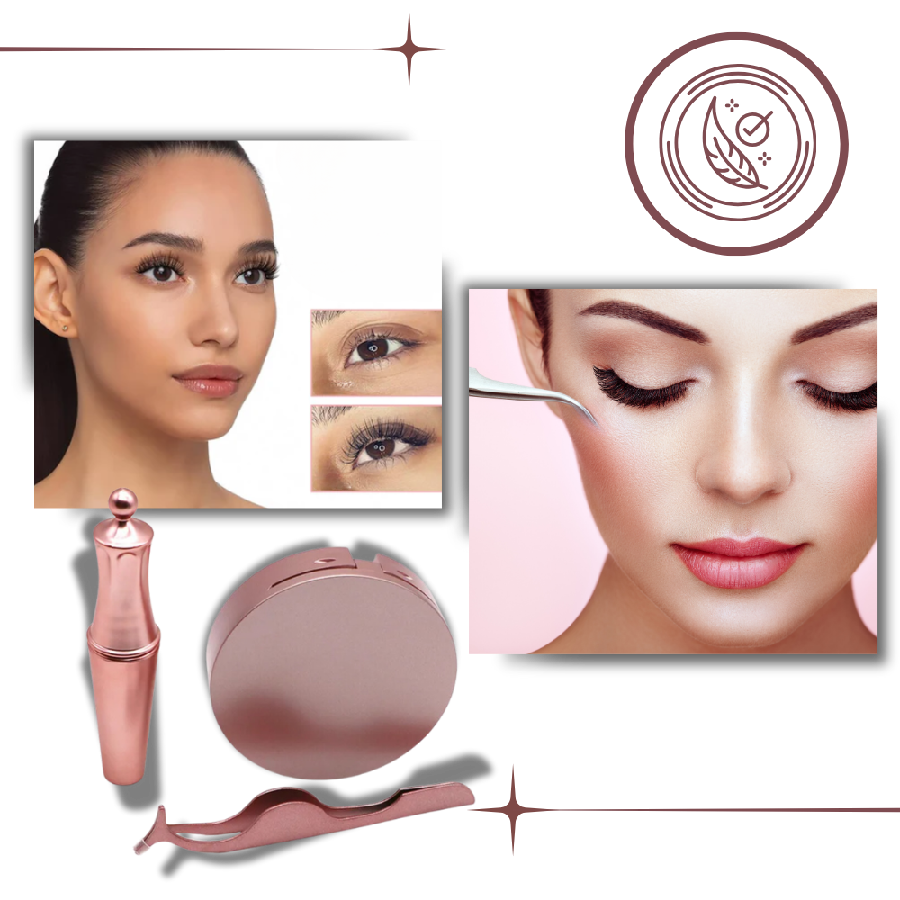 Allergivänliga ögonfransar utan lim - Ozerty