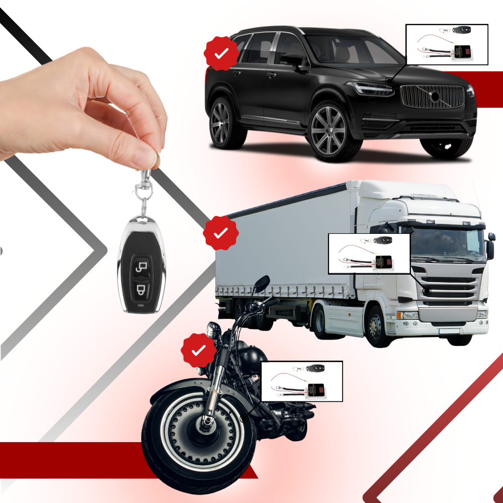 IgnitionSafe Avstängning Fjärrkontroll - Ozerty