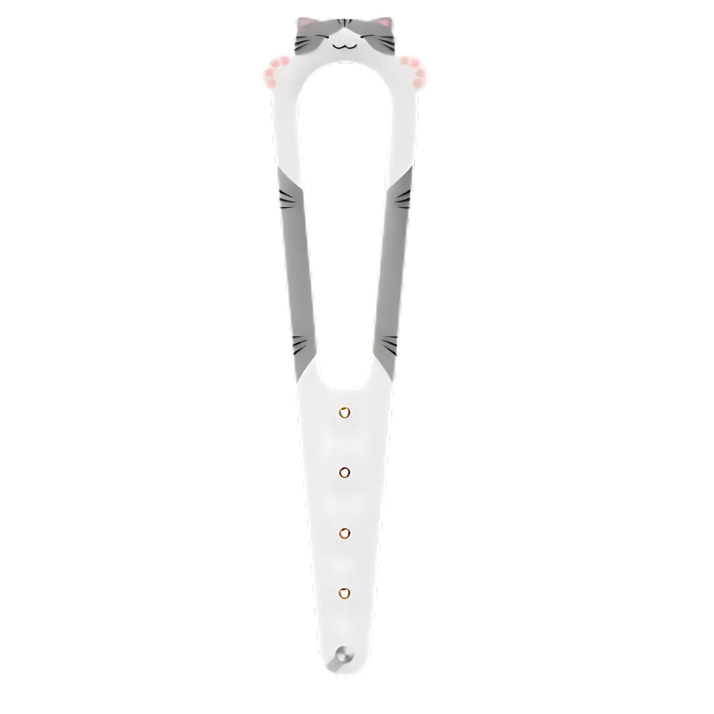 Innovativ dörrspärr för katter -Vit grå - Ozerty