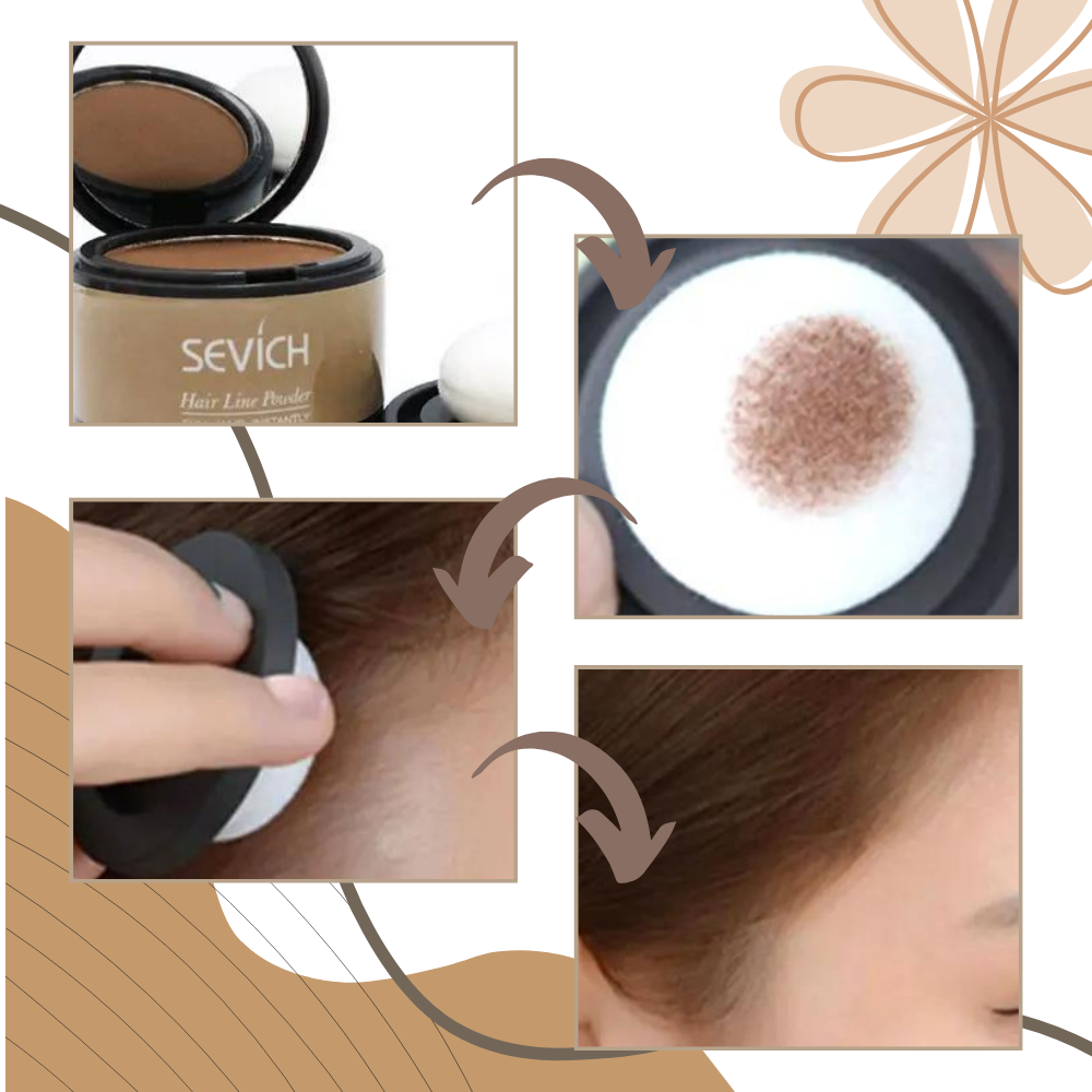 Root touch-up puder för utväxt - Ozerty