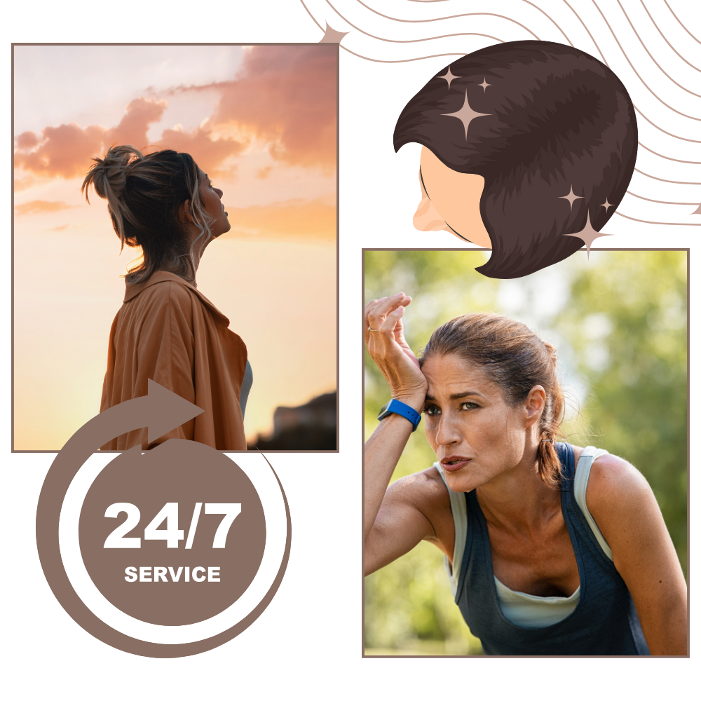 Root touch-up puder för utväxt - Ozerty