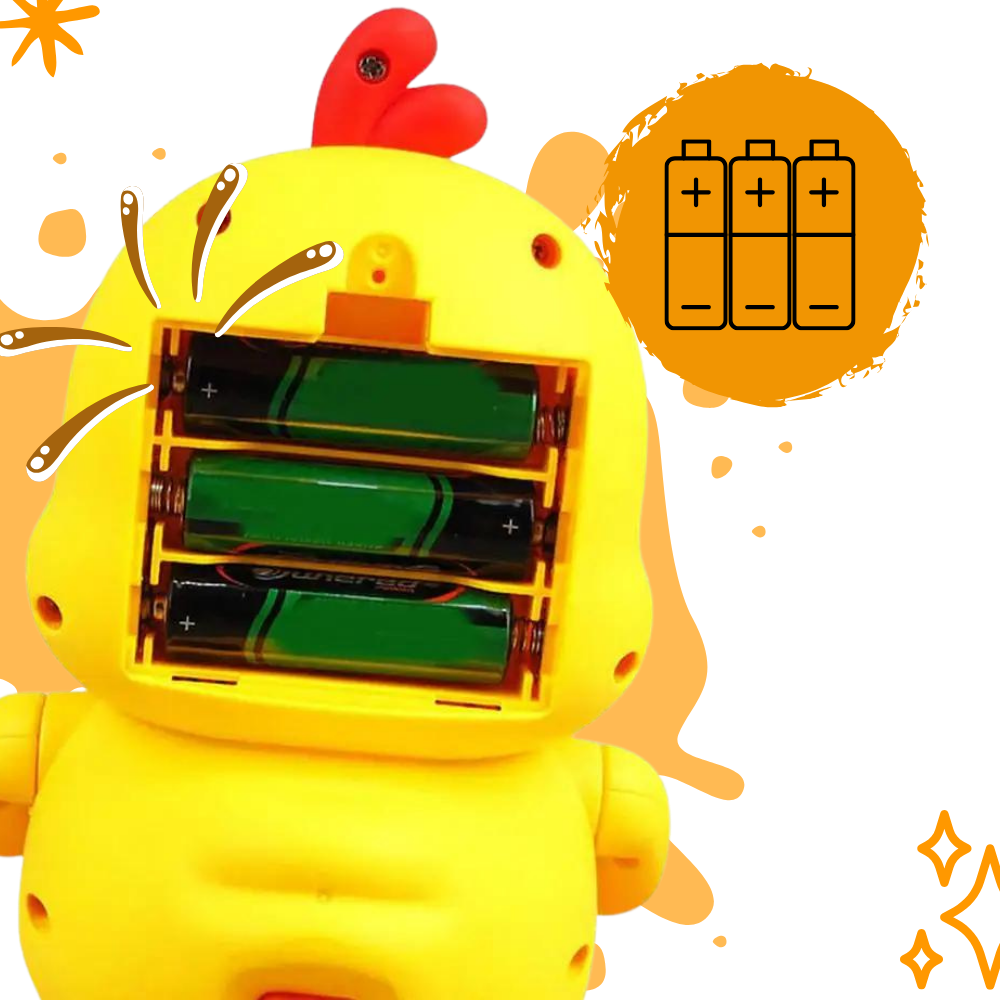 Interaktiv leksak med upplyst dansande anka - Ozerty