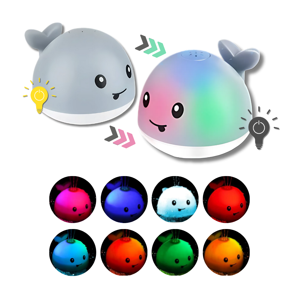 Interaktiv valbadleksak med ljus - Ozerty