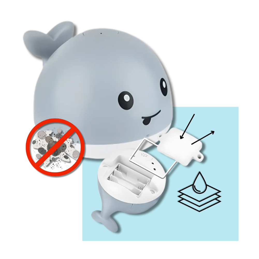 Interaktiv valbadleksak med ljus - Ozerty