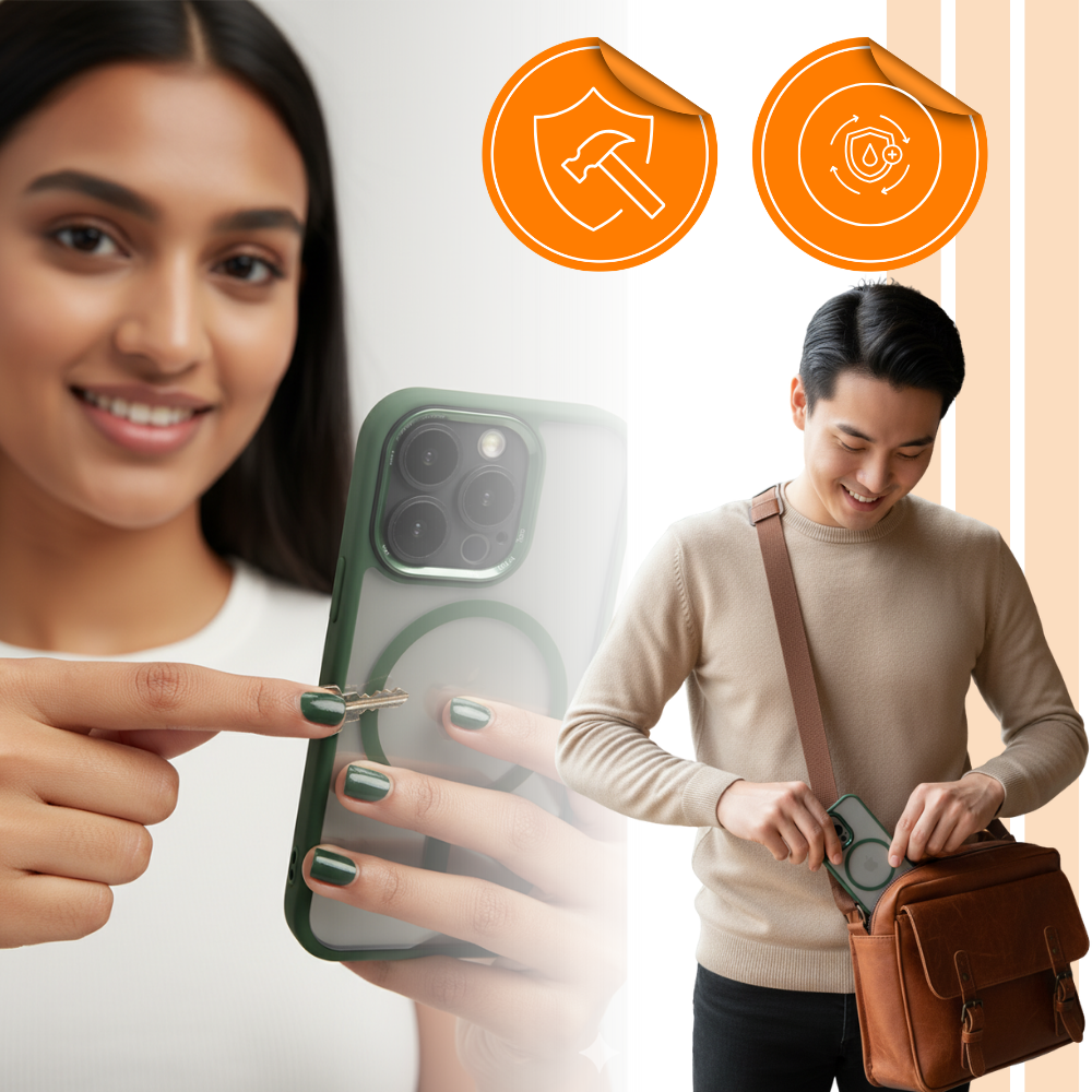 Magnetiskt stötsäkert fodral till iPhone - Ozerty