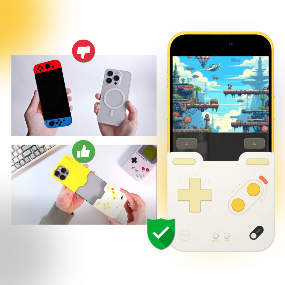 Iphone RetroCore Spelkonsol Fodral - Ozerty